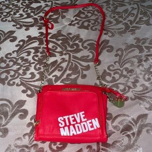 Red Steve Madden Crossbody Purse
